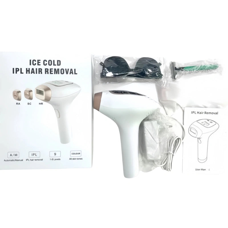 Silk Touch ICE Cooling IPL Hair Removal Device