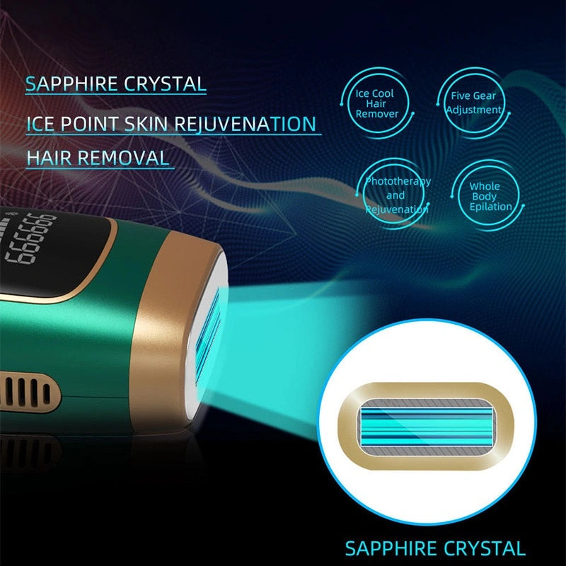 Silk Black Pro ICE Cooling IPL Hair Romoval Device