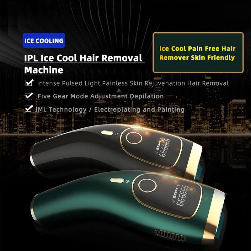 Silk Black Pro ICE Cooling IPL Hair Romoval Device