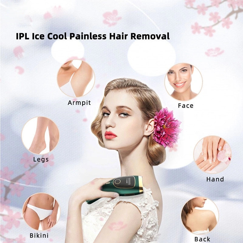 Silk Black Pro ICE Cooling IPL Hair Romoval Device