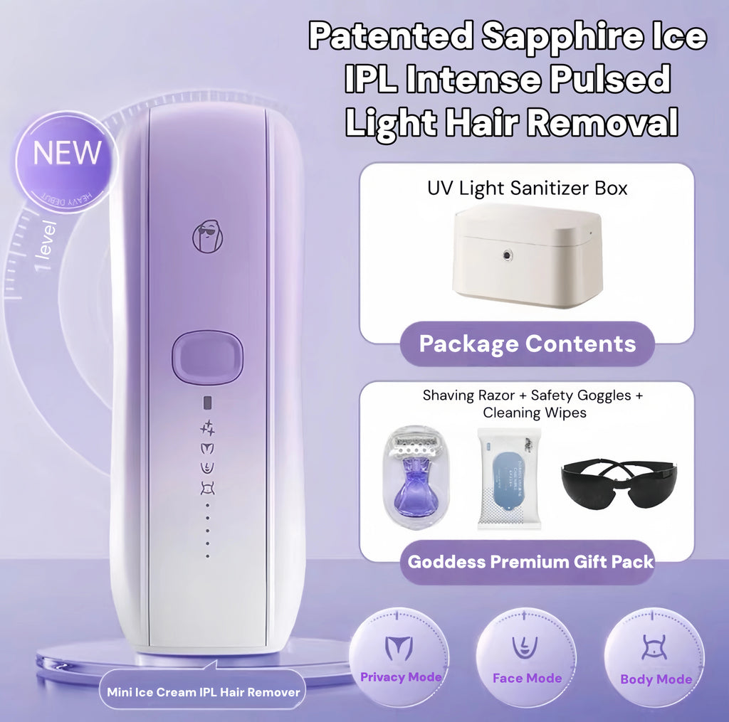 ChillLite  Sapphire ICE Cooling IPL Hair Removal Device